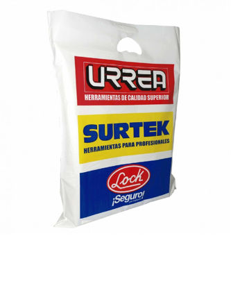 Foto de BOLSA PLASTICA MANIGUETA 3.100 KILOGRAMOS SURTEK 200PCS 39X50CMS 