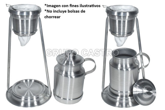 Foto de CHORREADOR ALUMINIO C/PICHEL #2 35x20cms 1.8ltrs