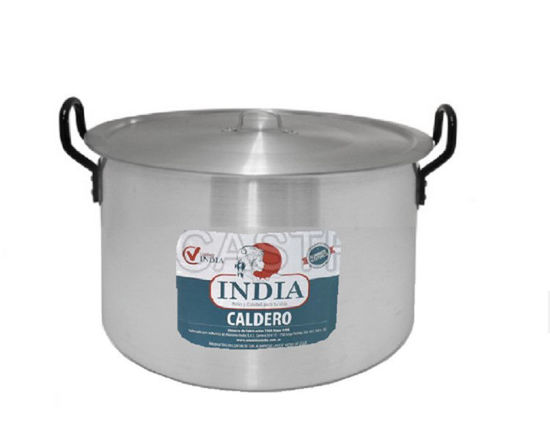Foto de *segunda* Olla Tamalera aluminio india 38x21.5cms 25lrs