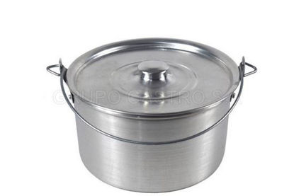 Foto de Olla aluminio manilla alambre #24  3 LTRS