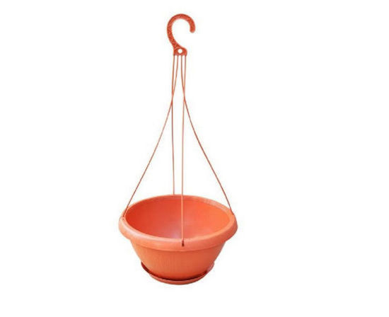 Foto de Maceta Colgante Plast #2 AA11535V Terracota Megaplast gancho plast 29anx15al cms