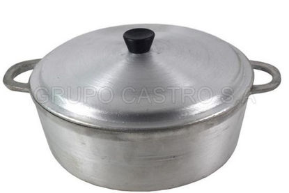 Foto de Olla c/tapa fundido #6 baja 16x30 cms