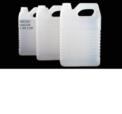 Foto de Envase 1/2 galon 1.89 Ltrs Rectangular 83g blanco con tapa plug  GT1002343 plastimax (47)