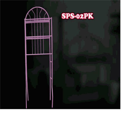 Foto de ORGANIZADOR METAL PARA BAÑO ROSADO DELFIN SPS-02PK 59X26X174 CMS
