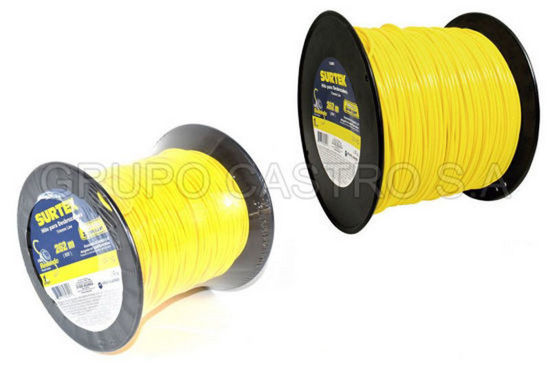 Foto de CARRUCHA NYLON CESPED DESBROZADORA 2.4 MM X 262 MTS130801SURTEK 