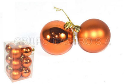 Foto de SET DE 12 ADORNO NAVIDEÑO ESFERAS NS159293