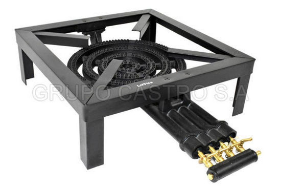 Foto de Estufa Gas Hierro1 Quem Indust Base Angular 47x47x16 cms  SGB-08 4 Salidas