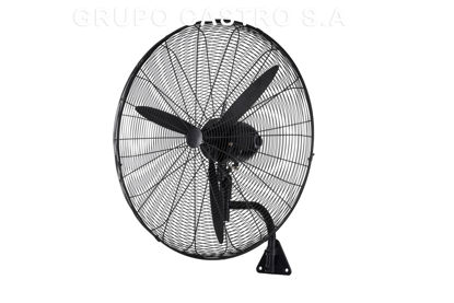 Foto de Ventilador Industrial 30" Pared Negro O1J2895 3 Aspas  (1)