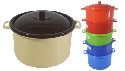 Foto de Ollita Neoplast#2 1OLLAN  4 ltrs plastica c/t 17 alt,23 diam cms  (24)