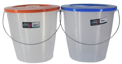 Foto de Cubeta Transp 8 ltrs  c/t color 24.5alt,25diam cms AA11121V Megaplast TZ2-TN0 (24)
