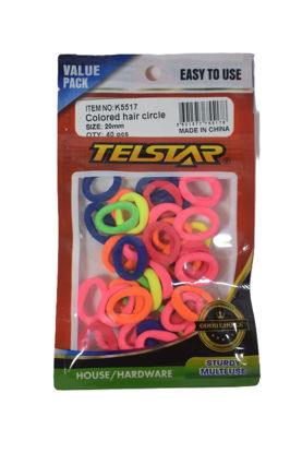 Foto de Colas Cabello 40pcs blister K5517 Telstar (20mm) GET59-38 (24) (288)