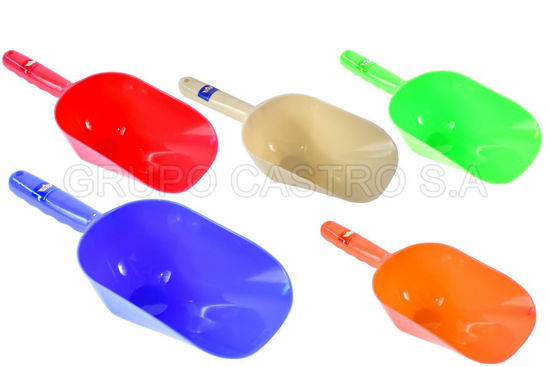 Foto de Pala 350 grs Cucharon cereales Rey CUX001000 7.7Alt,11.2Anc,30.9L cms 0,58 lts (640)