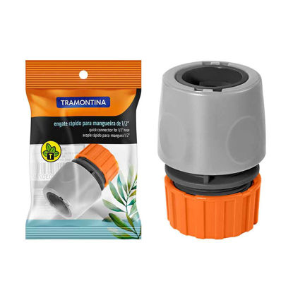 Foto de Acoplamiento Plast rapido manguera 1/2" Tramontina 78506/000 (12)