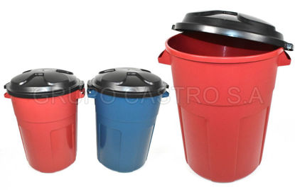 Foto de Bote c/t 70 ltrs spartaplast 0949 44.5 diam,59 alt cms