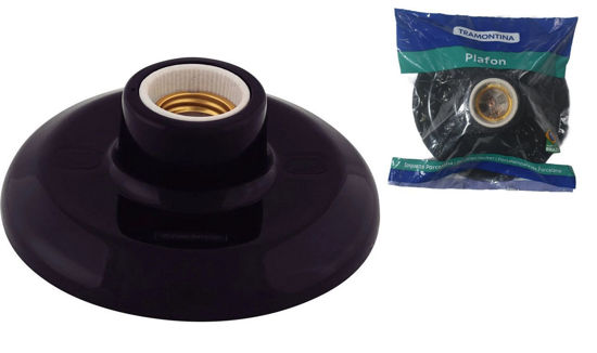 Foto de Plafon Tramontina Porcelana Negro 57499/199 14.3x5cms (20)