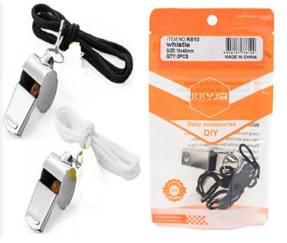 Foto de Silbato Set 2 pcs blister metal KKYJIA (18x45mm) K610 GET59-22 (288)