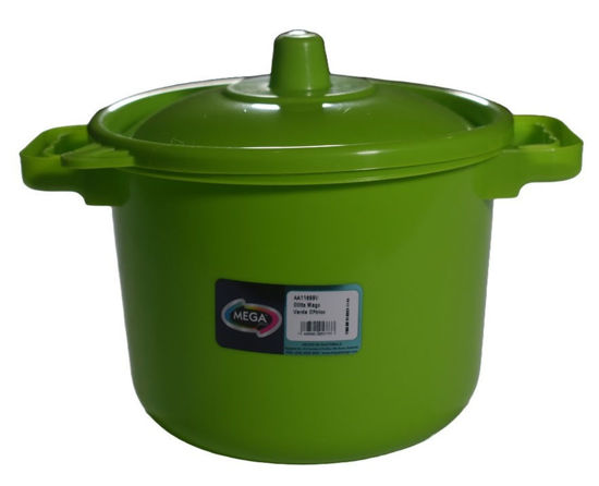 Foto de Ollita Megaplast Verde Citrico (TV4) 1.5 ltrs AA11699V 15x20.5cms(72)