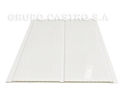Foto de Tablilla Plastica PVC Blanca SET 10 PIEZAS O6G2897 590CMSx20CMSx7mm (10)