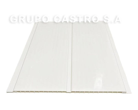 Foto de Tablilla Plastica PVC Blanca SET 10 PIEZAS O6G2897 590CMSx20CMSx7mm (10)