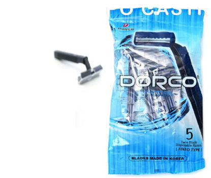 Foto de Prestobarba Set 5 pcs desec 2 hojas TD708N DORCO GET48-05 (20) (320)