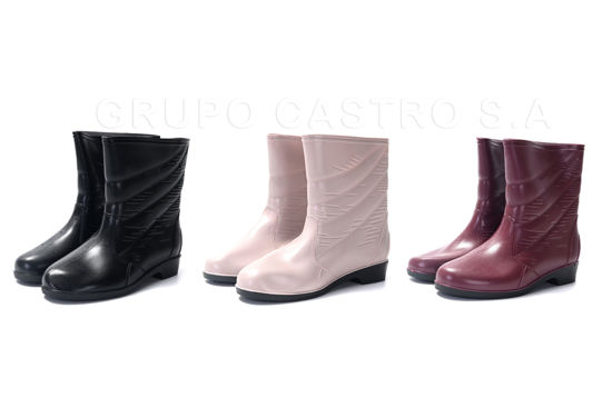 Foto de Bota Hule Mujer #39 Colores Lisos #3588 O7B3210 20 cms (30)