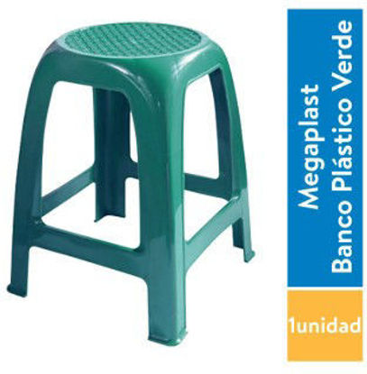 Foto de Banco Milan Q00 Verde Aqua AA11039R Megaplast 45alt,29diam cms