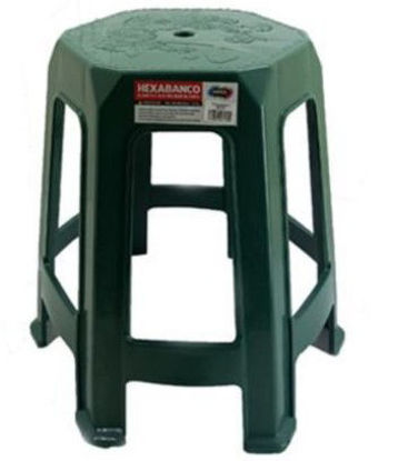 Foto de Banco Hexabanco V39 Verde Olivo AA11700R 100 kgs Megaplast 30diam,44alt cms
