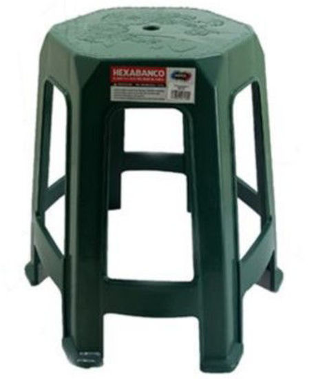 Foto de Banco Hexabanco V39 Verde Olivo AA11700R 100 kgs Megaplast 30diam,44alt cms
