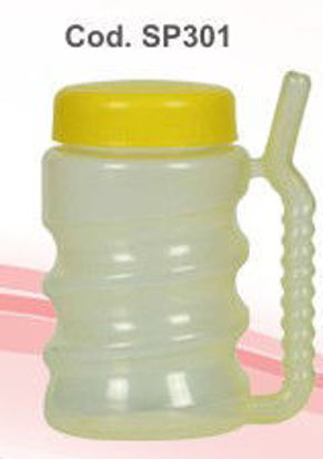 Foto de Botella Agua Sorbito Tornillo 280 ml SP301P 11.5x7cms Plastikito (288)