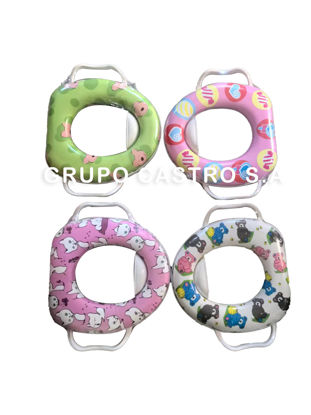 Foto de Asiento Inodoro Acolchado niño c/agar O8E2891 28x33cms (24)