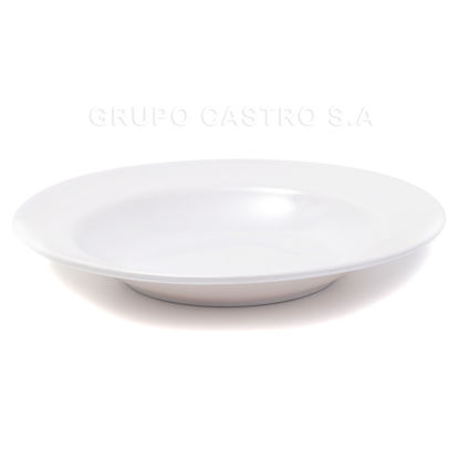 Foto de Plato Hondo Blanca Melamina 10'' / 25.5 cms GET29-20 (120)