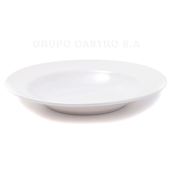 Foto de Plato Hondo Blanca Melamina 10'' / 25.5 cms GET29-20 (120)