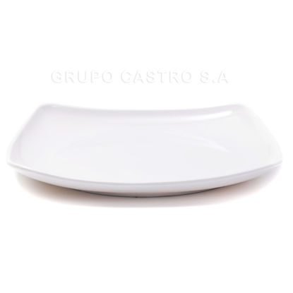 Foto de Plato Cuadrado Melamina Blanco 10.5"/26.5cms YE-2834-11 GET29-31 (96)