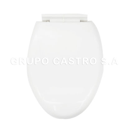Foto de Asiento Inodoro Ovalado Alargado O8F28912 45x33.5 cms (10)