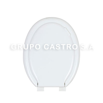 Foto de Asiento Inodoro Ovalado Plast Blanco O8F28913 44x35 cms (20)