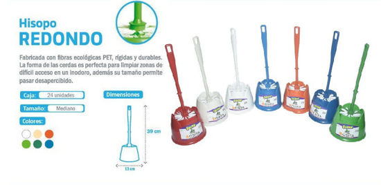 Foto de Limpiador Serv Cabezal Hisopo C/B Rosita LORITO HIS001 39 cms (60)