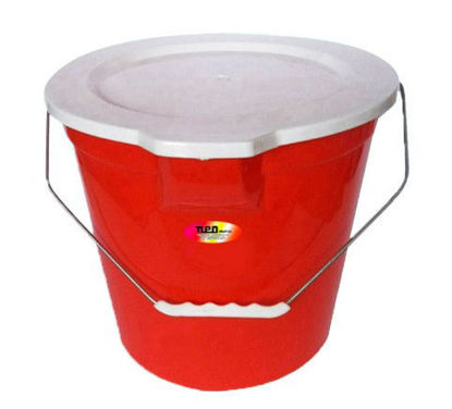 Foto de CUBETA 10 LITROS C/TAPA  1CUB10ST/1TAPACUB10 NEOPLAST 25.5x28cms (48)