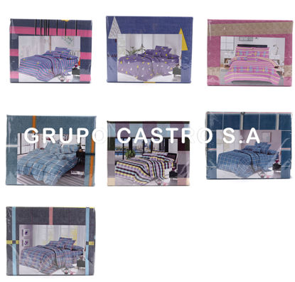 Foto de Sabana Full 4 pcs OAA28913 200x230 cms Decoradas (40)