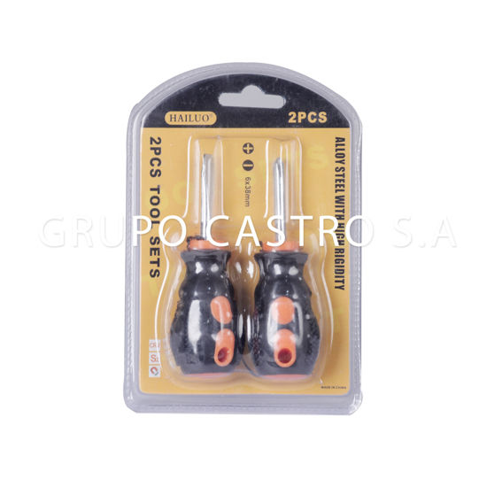 Foto de Destornillador Set 2 pcs OAC2893 HAILUO 6x38 mm (240)
