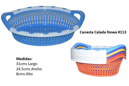 Foto de Canasta Calada NOWA #113 IN224P 32larg,24anc cms Plastikito (144)