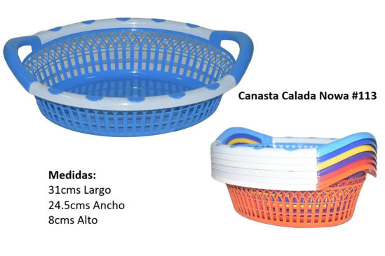 Foto de Canasta Calada NOWA #113 IN224P 32larg,24anc cms Plastikito (144)