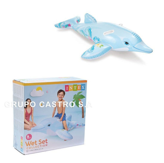 Foto de Inflable Delfin Acuatico 58535NP O9B2892 INTEX 1,75 mtsrx66 cms (6)