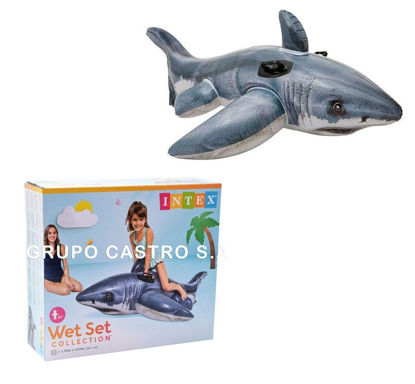 Foto de Inflable Tiburon Acuatico 57525NP 09B2894 INTEX 1.73x1.07 mtrs (6)
