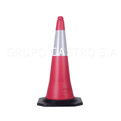 Foto de Cono Reflectivo p/Trafico O8E2893 50 alto/base 28 cms (20) 