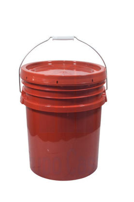 Foto de Cubeta 5 Gls (20.5 ltrs)  c/Agar Plastimax Rojo 800grs GT1002584 37alt x 31an cms (36)