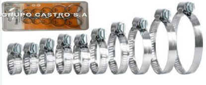 Foto de Set Abrazadera 10 pcs Blister KKYJIA 09N323 (12-16-19-25-29mm) ref:S034-8 (288) 