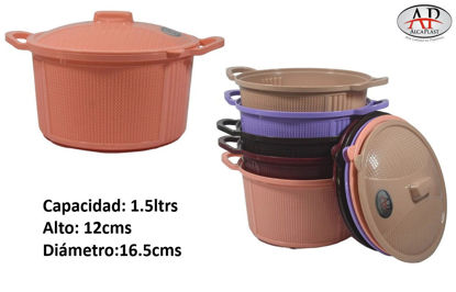 Foto de Ollita Rattan 1.5 ltrs APG-1212 Alcaplast 12al,16.5diam cms (72)