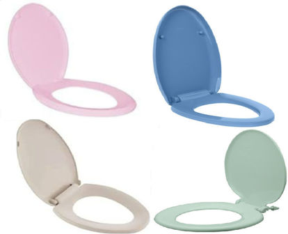 Foto de Asiento Inodoro Plast Red Worth-it Colores O8F28915 45x35.5 cms (10)