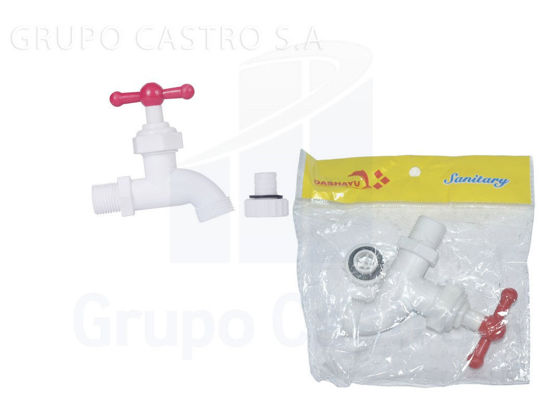Foto de Llave chorro c/rosca 1/2" OAU2892 DASHAYU c/acople (240)