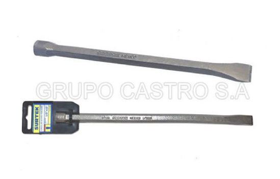 Foto de Cincel Punta Plana Acero Forjado 1" x 8" Surtek 117142